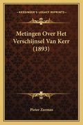 Metingen Over Het Verschijnsel Van Kerr (1893)