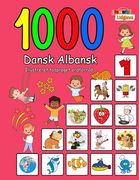 1000 Dansk Albansk Illustreret Tosproget Ordforråd (Sort-Hvid Udgave): Danish Albanian language learning (en Danés)