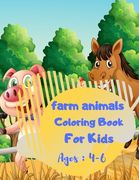 farm animals Coloring Book For Kids: 8.5× 11 inch /21.5 × 27.94 cm /44 pages Coloring Book Pattern design in Matte Cover (en Inglés)