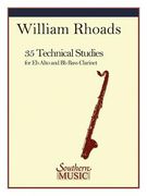 35 Technical Studies: Alto or Bass Clarinet (en Inglés)