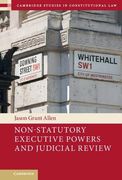 Non-Statutory Executive Powers and Judicial Review (Cambridge Studies in Constitutional Law, Series Number 36) (en Inglés)