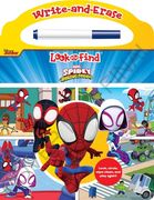 Marvel Spider-Man Spidey and his Amazing Friends - Write-And-Erase Look and Find Wipe Clean Board - pi Kids (en Inglés)