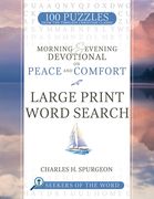 Morning & Evening Devotional on Peace and Comfort: Large Print Word Search (en Inglés)