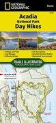 Acadia National Park day Hikes map (en Inglés)