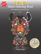 Adult Coloring Book: Stress Relieving Animal Designs - Volume II (en Inglés)