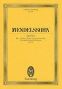 mendelssohn: octet, e-flat major/es-dur/mi-b majeur: for 4 violins, 2 violas and 2 violoncellos (en Inglés)