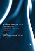 Legislative Codecision in the European Union: Experience Over Twenty Years and Implications (en Inglés)