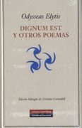 Dignum est y Otros Poemas