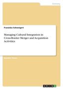 Managing Cultural Integration in Cross-Border Merger and Acquisition Activities