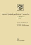 Identität Und Differenz. Zum Prinzip Cusanischen Denkens: 219. Sitzung Am 16. Februar 1977 in Düsseldorf (en Alemán)