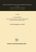 Die Scherfestigkeit von Schluff de Horn(Springer Verlag Gmbh) (en Alemán)