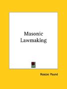 masonic lawmaking (en Inglés)