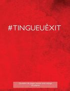 Quadern de paper pautat amb marge, 120 pàgines: Quadern de coberta com pergamí vermell, quadern de paper pautat amb marge, perfectament enquadernat, i (en Inglés)