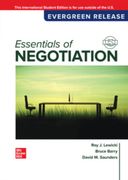 Essentials of Negotiation ise