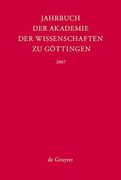 jahrbuch der gottinger akademie der wissenschaften: 2007