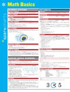 Math Basics Sparkcharts (Volume 39) (en Inglés)
