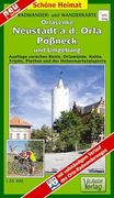 Pößneck, Neustadt an der Orla und Umgebung 1: 35 000. Radwander- und Wanderkarte: Ausflüge Zwisc (en Alemán)