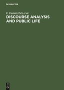 Discourse Analysis and Public Life 
