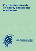 Progress in Research on Energy and Protein Metabolism (en Inglés)