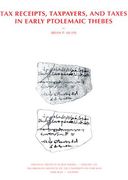 Tax Receipts, Taxpayers, and Taxes in Early Ptolemaic Thebes (en Inglés)