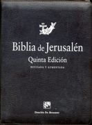 Biblia de Jerusalen (5ª Ed. ): Manual Cremallera - Totalmente Revisada
