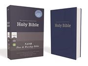 Nasb, pew and Worship Bible, Hardcover, Blue, 1995 Text, Comfort Print (en Inglés)