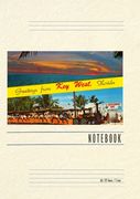Vintage Lined Notebook Greetings from Key West, Florida