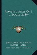 reminiscences of j. l. toole (1889) (en Inglés)