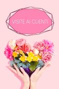 Visite ai clienti: Quaderno da completare per la registrazione delle conversazioni con i (nuovi) clienti - Design: Cuore fiorito (en Italiano)