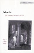 Privacies: Philosophical Evaluations (Cultural Memory in the Present) (en Inglés)