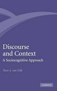 Discourse and Context Hardback: A Socio-Cognitive Approach: 0 (en Inglés)