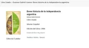 Breve historia de la independencia argentina