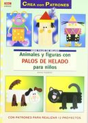 animales y figuras con palos de helado para niños