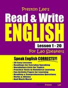 Preston Lee's Read & Write English Lesson 1 - 20 For Lao Speakers