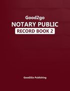 Good2go Notary Record Book (en Inglés)