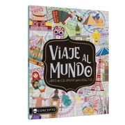 Viaje al Mundo Libro de Colorear Para Adultos