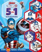 Marvel Avengers Captain America: 5 in 1 Colouring (en Inglés)