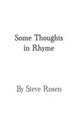 Some Thoughts in Rhyme (en Inglés)