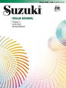Suzuki Cello School Volume 1 2014 Revised Édition Cello Book/CD +CD (Cello Part)