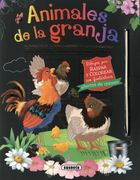 Animales de la Granja. Dibujos Para Raspar y Colorear