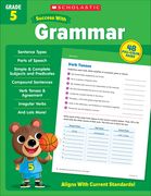 Scholastic Success with Grammar Grade 5 Workbook (en Inglés)