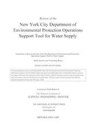Review of the new York City Department of Environmental Protection Operations Support Tool for Water Supply (en Inglés)