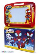 Phidal Marvel Spidey & Amazing Friends Read & Doodle - Reading, Drawing, Sketching With Magnetic Doodle pad for Children Ages 3 and up (en Inglés)
