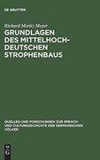 Grundlagen des Mittelhochdeutschen Strophenbaus (in German)