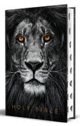KJV Holy Bible, Large Print Handy Size format, Hardcover, Lion of Judah, Thumb Index, Ribbon Marker, and Red Letter (en Inglés)