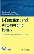 L-Functions and Automorphic Forms: Laf, Heidelberg, February 22-26, 2016