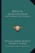 biblical introduction: old testament, new testament (en Inglés)
