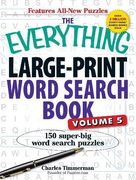 the everything large-print word search book, volume v: 150 super-big word search puzzles (en Inglés)