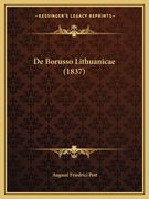 De Borusso Lithuanicae (1837) (en Latin)