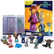 Disney Zootopia 2 my Busy Books - Storybook, 10 Figurines, Playmat